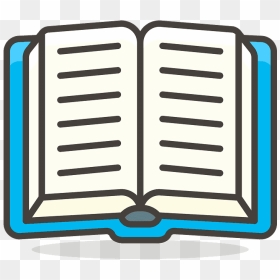 Open Book Emoji Clipart - Book Emoji Png, Transparent Png - open book clip art png