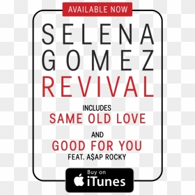 Selena Gomez Logo Revival , Png Download - Poster, Transparent Png - revival png