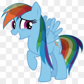Rainbow Dash My Little Pony - Rainbow Dash Wet Mane, HD Png Download - my little pony group png