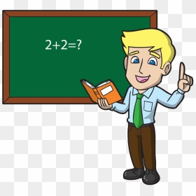 Nutritionforlearning On Twitter - Cartoon Blond Teacher Man, HD Png Download - teacher clip art png
