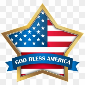 4th Of July Clipart God Bless America, HD Png Download - 4th of july clipart png