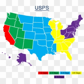 Transparent Jfk Clipart - Map Of United States Purple, HD Png Download - blank map of usa png