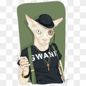 Swank - Cartoon, HD Png Download - scroll work png