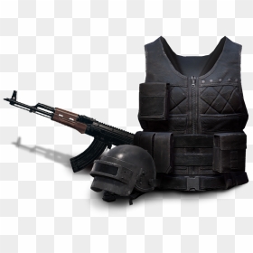 Armored Vest, Helmet, Weapon, Transparent Png Image - Pubg Png, Png Download - vest png