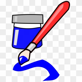 Brush - Paint Brush Clip Art, HD Png Download - ink spill png