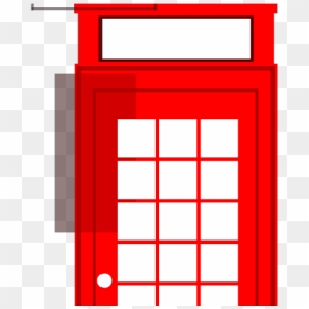 British Phone Booth Png Icons - Carmine, Transparent Png - red phone png