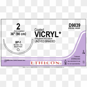 1 Vicryl 26 Needle, HD Png Download - blunt transparent png