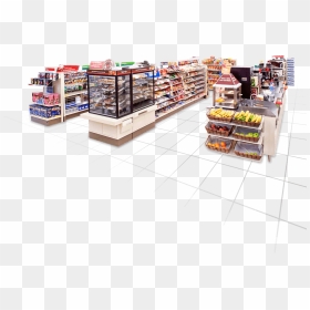 Grocery Clipart Mini Mart - Layout Store Convenience 7 Eleven, HD Png Download - grocery store png