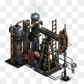 War Commander - Machine, HD Png Download - oil derrick png
