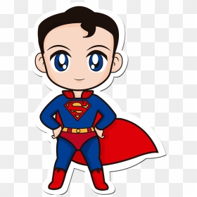 Baby Superman Drawingschibi Superman Cute - Baby Cute Superman Cartoon, HD Png Download - superman transparent png
