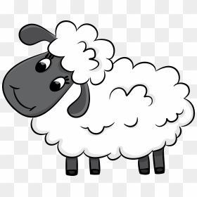 Sheep Cartoon Clipart, HD Png Download - sheep clipart png