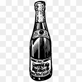 Free Download Champagne Clipart Champagne Beer Bottle, HD Png Download - beer bottle clip art png