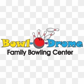 Bowl O Drome Logo, HD Png Download - bowling lane png