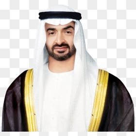 His Highness Sheikh Mohamed Bin Zayed Al Nahyan - Mohammed Bin Zayed Al Nahyan, HD Png Download - realistic moustache png