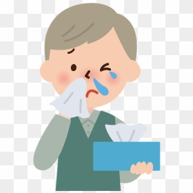 Mucus Blowing Nose Clipart - くしゃみ 鼻水 無料 イラスト, HD Png Download - nose clipart png