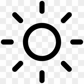 Sun - Sunset Icon Png, Transparent Png - sun png black and white
