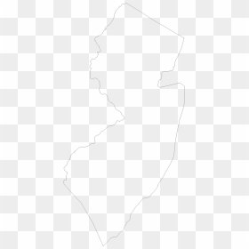 State Outline Map New Jersey 201759 1584x1123-1 - Map, HD Png Download - new jersey outline png