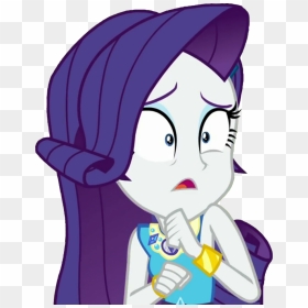Thebarsection, Clothes, Equestria Girls, Female, Rarity, - Rarity Equestria Girls 2018, HD Png Download - scared girl png