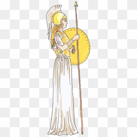 Transparent Greek Gods Png - Athena Greek Goddess Drawing, Png Download - greek gods png