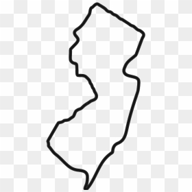 New Jersey Outline Png, Transparent Png - new jersey outline png