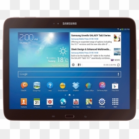 Samsung Galaxy Tab 3, HD Png Download - samsung tablet png