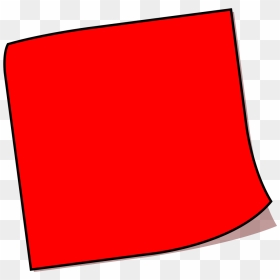 Blue Red Sticky Note Svg Clip Arts - Red Sticky Notes Free, HD Png Download - music notes .png