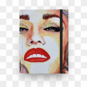 Caderno Gwen Stefani Em Aquarela De Margarete Bomna - Modern Art, HD Png Download - gwen stefani png