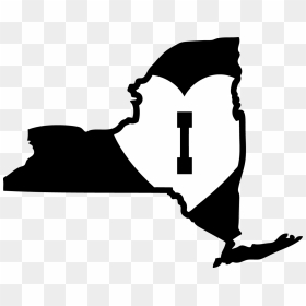 New York City New Jersey U - Outline Of New York Colony, HD Png Download - new jersey outline png