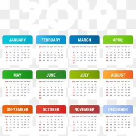 2019 Calendar Colorful Transparent Png Image , Png, Png Download - aztec border png