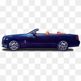 Rolls Royce Dawn Blue Car - Car Png Image Hd, Transparent Png - blue car png