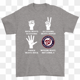 Rock Paper Scissors Nothing Beats The Washington Nationals - Rock Paper Scissors Nothing Beats Sharks, HD Png Download - washington nationals png