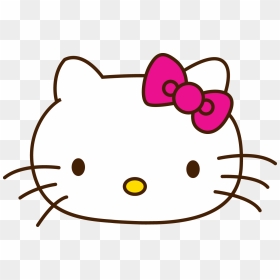 Transparent Kitty Face Png - Hello Kitty Head Png, Png Download - hello kitty face png