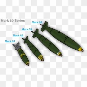 Mark 80 Series Bombs, HD Png Download - flying bullets png