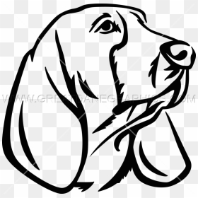Basset Hound Clipart Head - Basset Hound Drawing Easy, HD Png Download - basset hound png