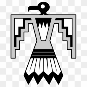 Thunderbird - Native American Thunderbird Drawing, HD Png Download - aztec border png
