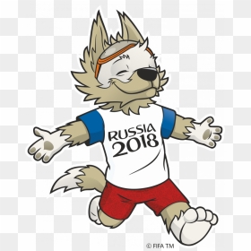 8 Fifa World Cup Logo Mascot Zabivaka Logo Fifa - Zabivaka Fifa World Cup 2018, HD Png Download - russia 2018 logo png