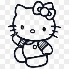 Kitty Clipart Cat Face, Kitty Cat Face Transparent - Hello Kitty Vector Png, Png Download - hello kitty face png