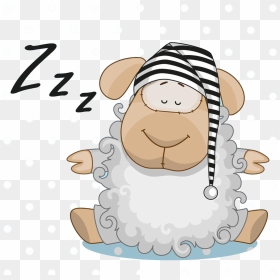 Lamb Clipart Sleeping - Sleeping Frog Cartoon, HD Png Download - sheep clipart png