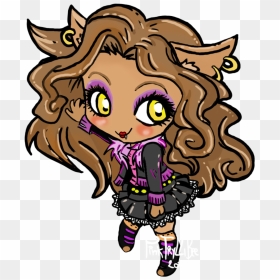 Clawsum - Monster High Clawdeen Wolf, HD Png Download - gossip png