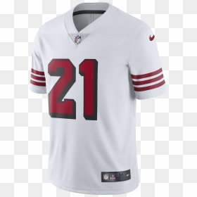Frank Gore/deion Sanders 49ers New Throwback Alternate - Nick Bosa 49ers Jersey, HD Png Download - new jersey outline png
