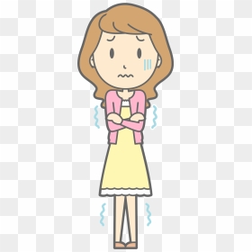 Clipart Mother And Baby, HD Png Download - scared girl png