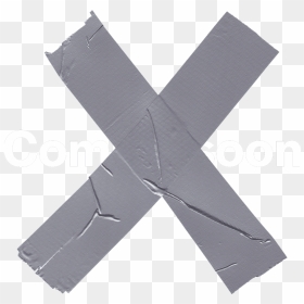 Duct Tape X Transparent, HD Png Download - coming soon ribbon png