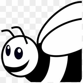 Outline Of Honey Bee, HD Png Download - bee clip art png
