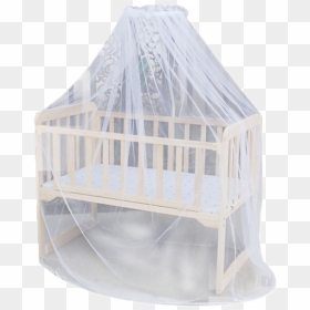 Crib Canopy Safety Net For Baby Cradle Mosquito Repellent - Baby Bed Mosquito Net, HD Png Download - baby crib png