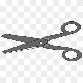 Scissors, Paper, Office, Barber, Hair, Cut, Cutting - Cartoon Scissors, HD Png Download - hair shears png