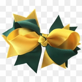 Bottle Green & Yellow Hair Accessories - Gift Wrapping, HD Png Download - coming soon ribbon png