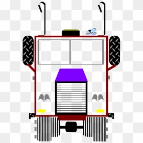 Truck Big Rig Clipart - Semi-trailer Truck, HD Png Download - big rig png