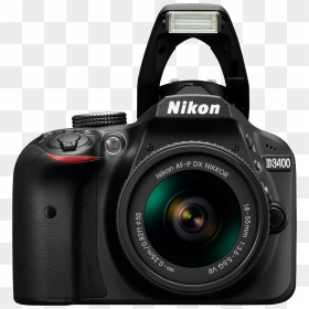 Clip Camera Small Body - Nikon D 3400, HD Png Download - nikon png