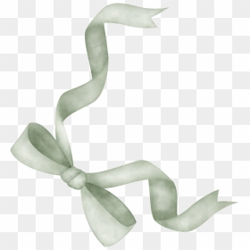 Green Cute Bow Transparent - Swan, HD Png Download - cute bow png