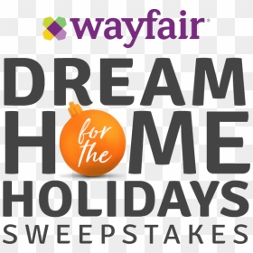 Dream Home For The Holidays Presented By Wayfair - Wayfair, HD Png Download - wayfair logo png